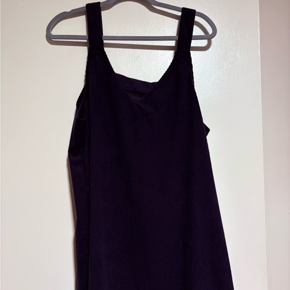 SHEIN Navy corduroy Dress